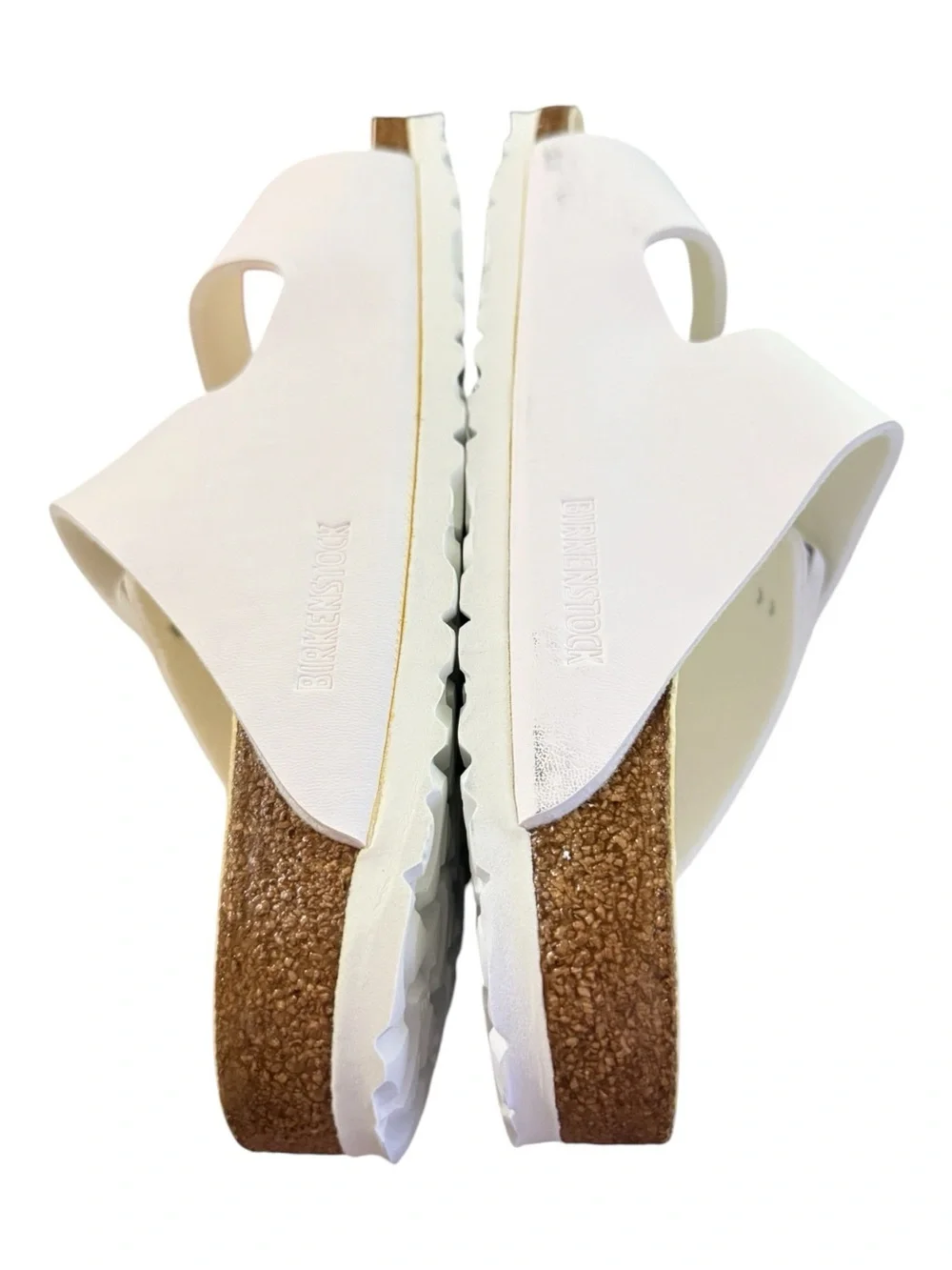 Birkenstock Arizona White Sandals EU 41 US Women’s 10 Men’s 8 NIB